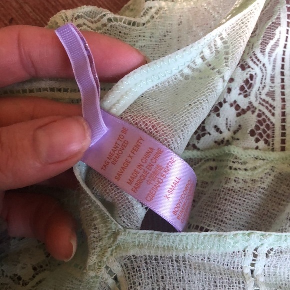 Savage & Fenty Deco Glass Lace Teddy - Picture 13 of 16